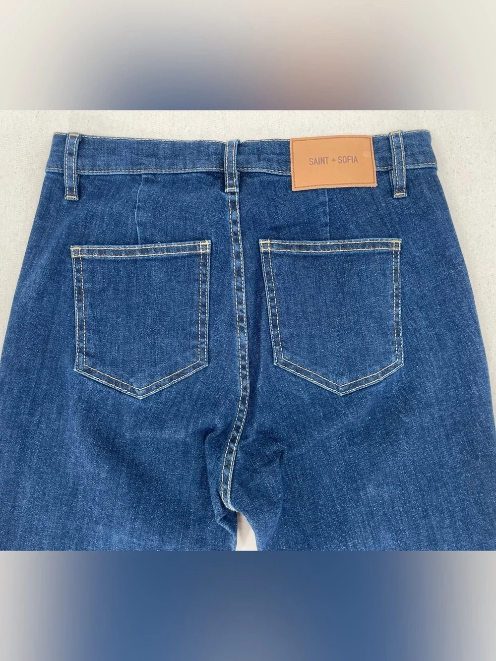 Saint and Sofia Bowie Stretch Flare Jeans